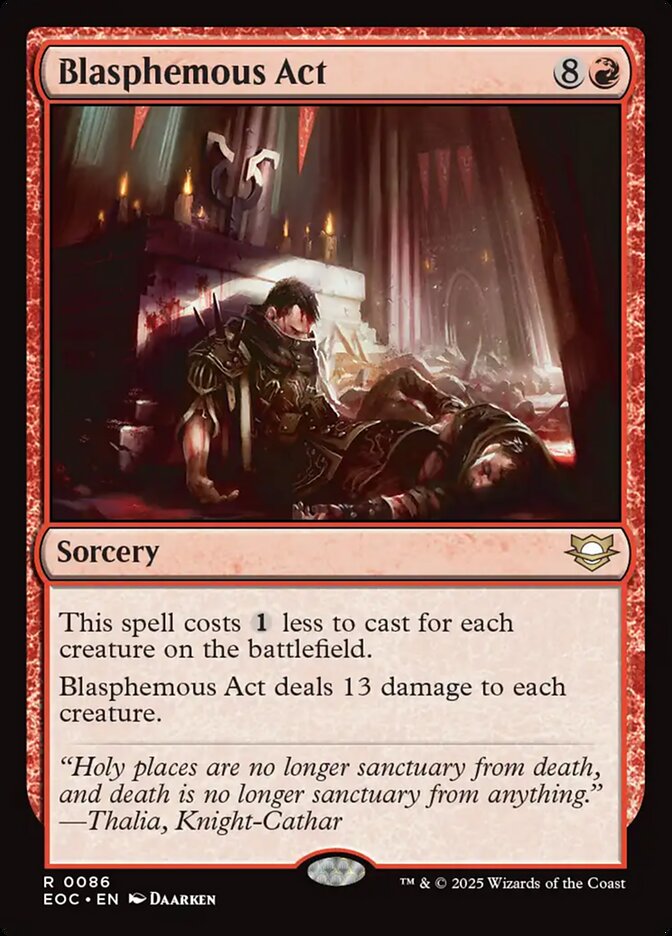 Blasphemous Act (Edge of Eternities Commander)