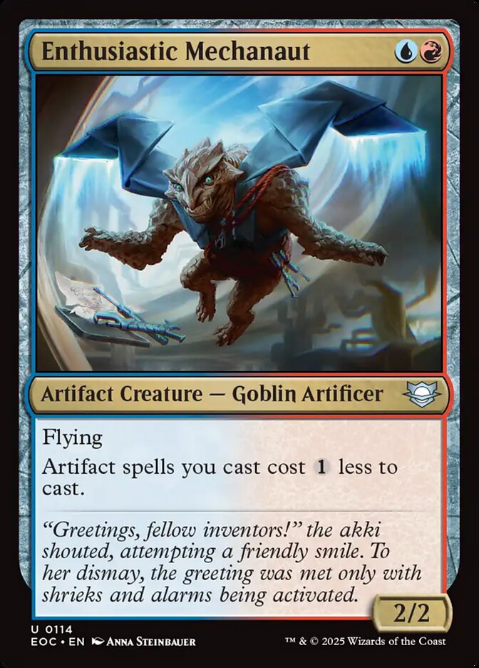 Enthusiastic Mechanaut (Edge of Eternities Commander)