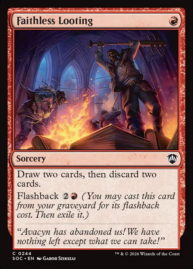 Faithless Looting (Secrets of Strixhaven Commander)