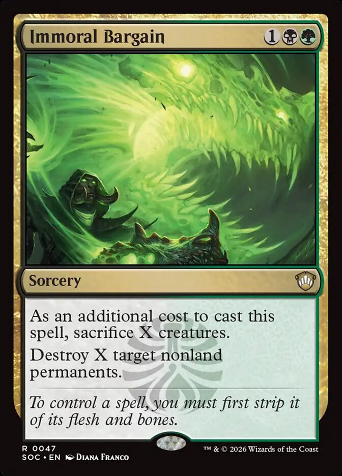 Immoral Bargain (Secrets of Strixhaven Commander)