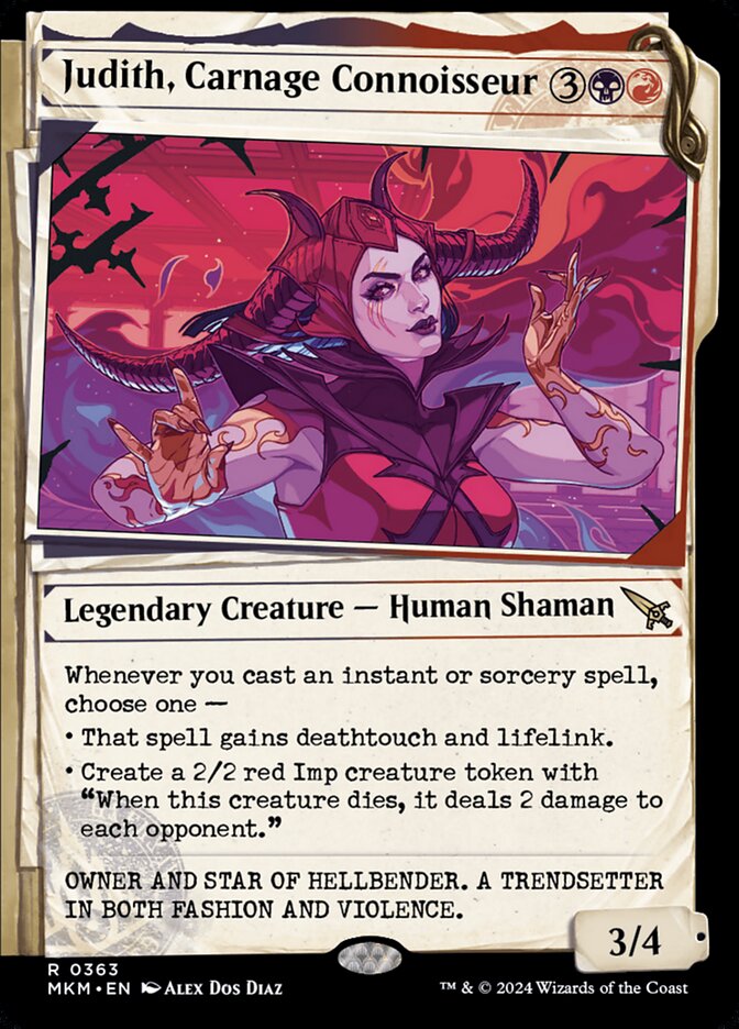 Judith, Carnage Connoisseur (Murders at Karlov Manor)