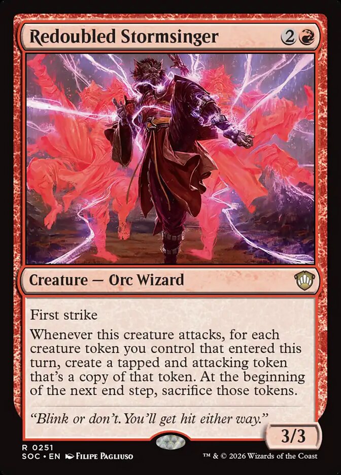 Redoubled Stormsinger (Secrets of Strixhaven Commander)