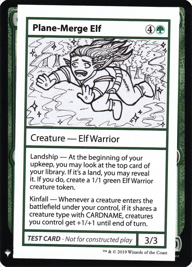 Plane-Merge Elf (Mystery Booster Playtest Cards 2019)