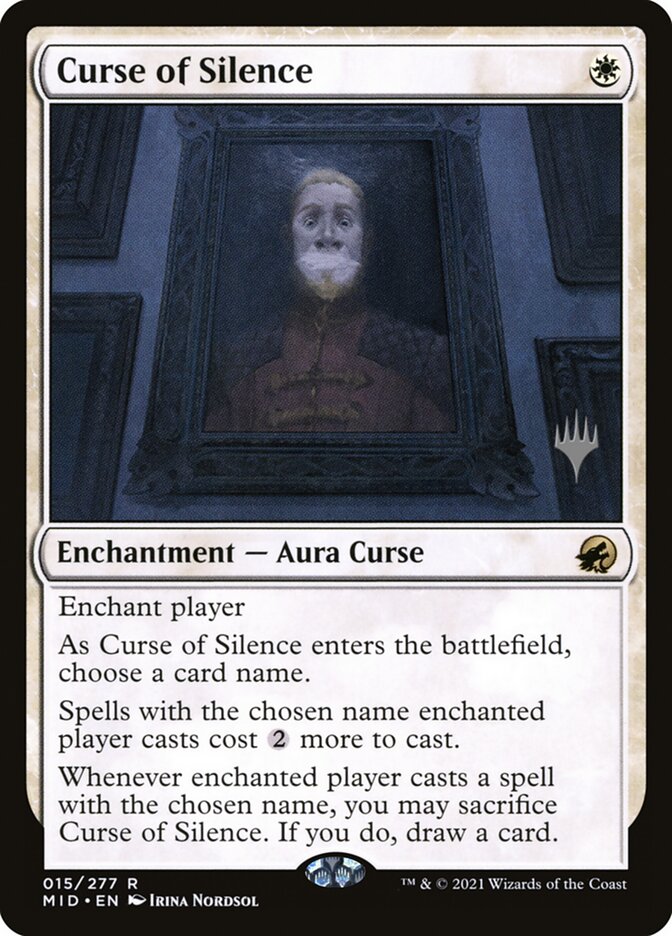 Curse of Silence (Innistrad: Midnight Hunt Promos)