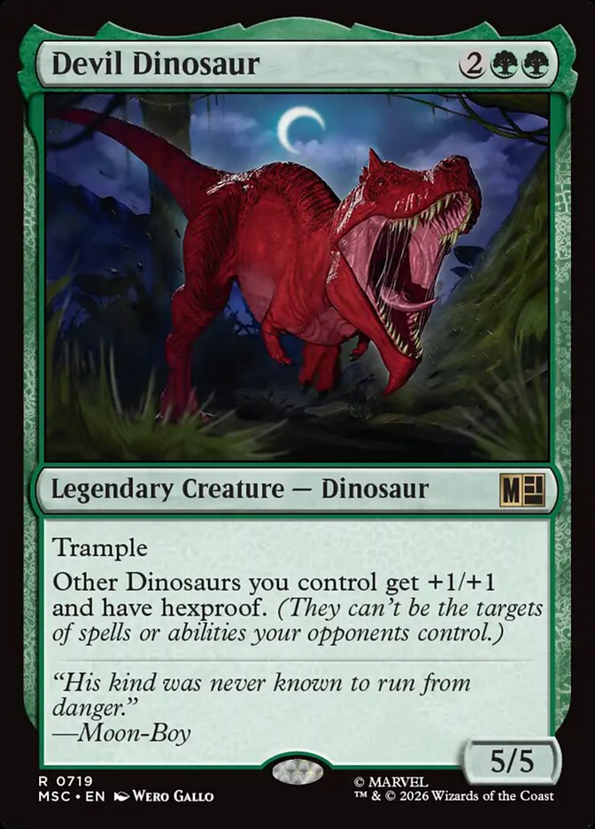 Devil Dinosaur (Marvel Super Heroes Commander)