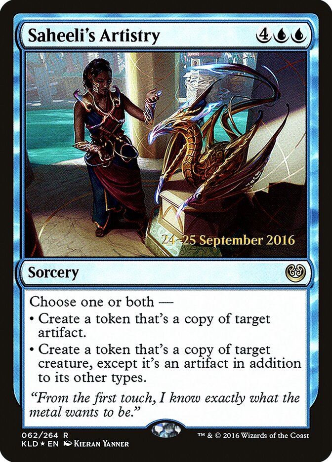Saheeli's Artistry (Kaladesh Promos)