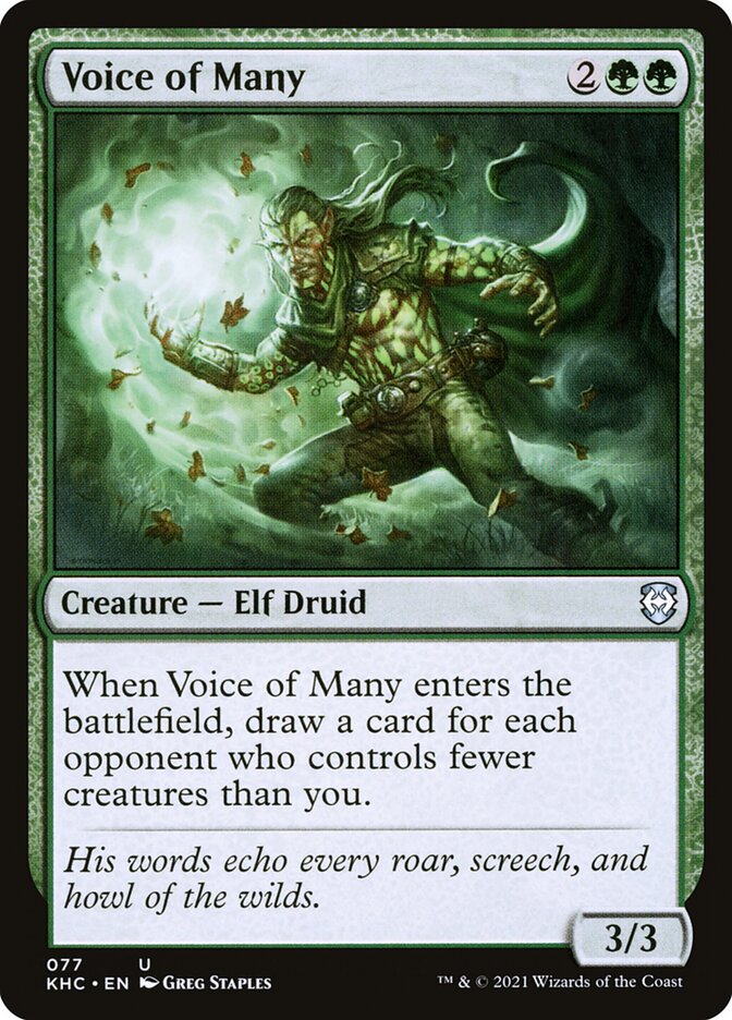 Voice of Many (Kaldheim Commander)