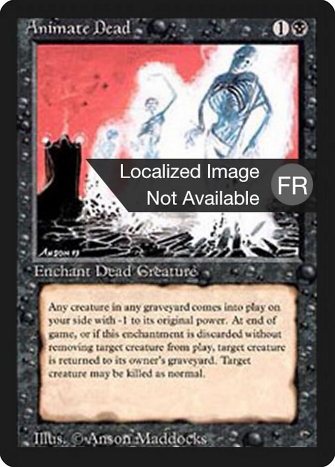 Animate Dead (Foreign Black Border)