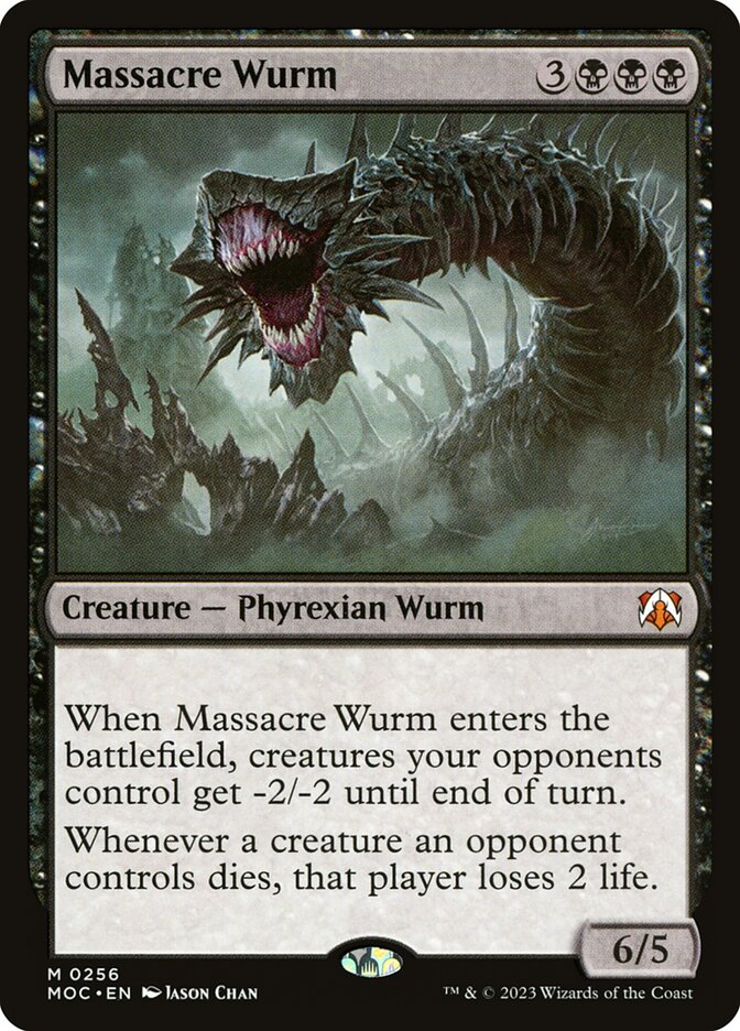 Massacre Wurm (March of the Machine Commander)