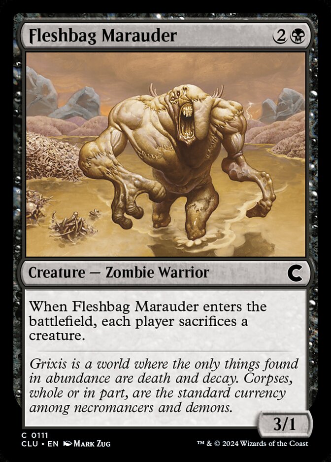 Fleshbag Marauder (Ravnica: Clue Edition)