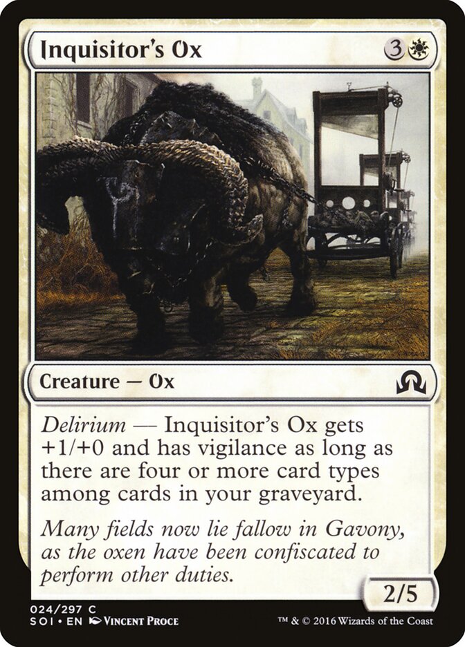 Inquisitor's Ox (Shadows over Innistrad)