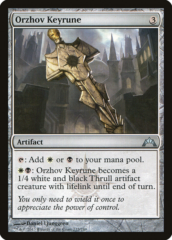 Orzhov Keyrune (Gatecrash)