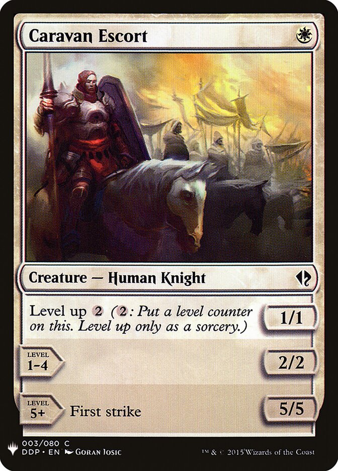 Caravan Escort (The List)