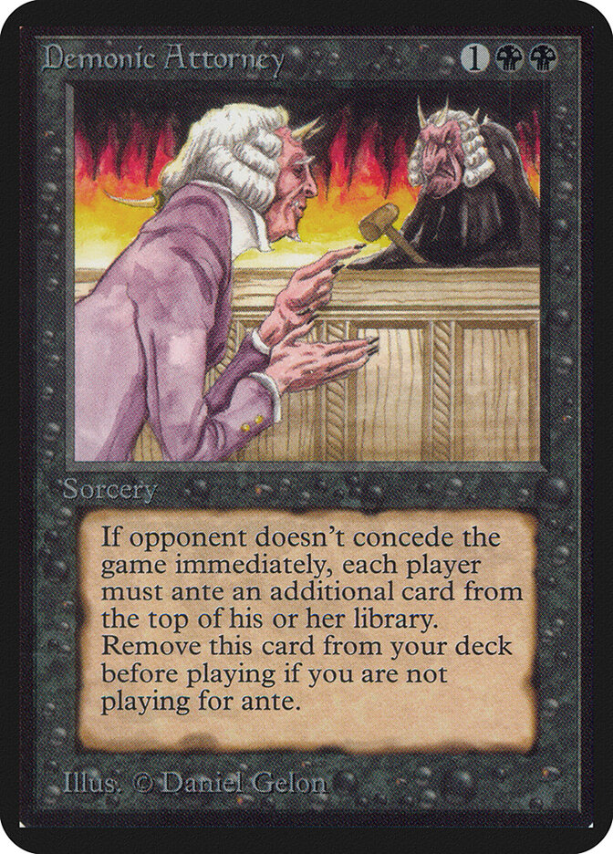 Demonic Attorney (Limited Edition Alpha)