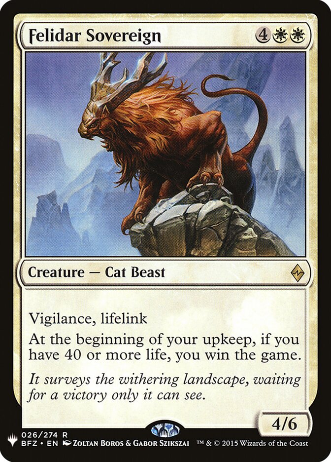 Felidar Sovereign (The List)