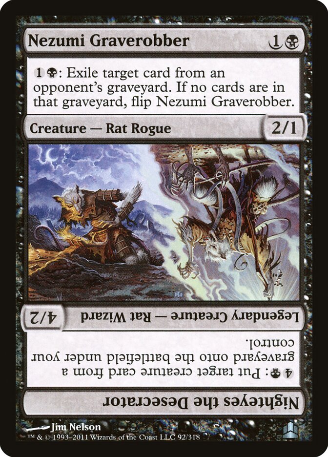 Nezumi Graverobber // Nighteyes the Desecrator (Commander 2011)