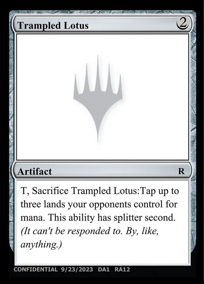 Trampled Lotus (Unknown Event)