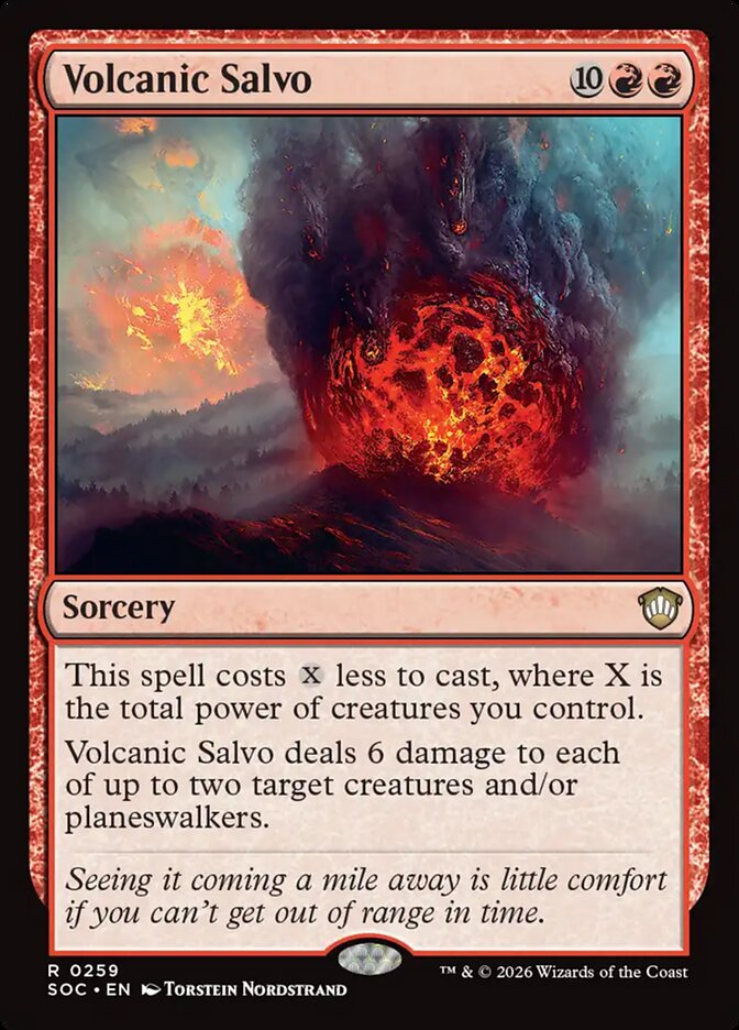 Volcanic Salvo (Secrets of Strixhaven Commander)