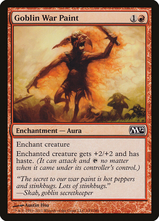 Goblin War Paint (Magic 2012)