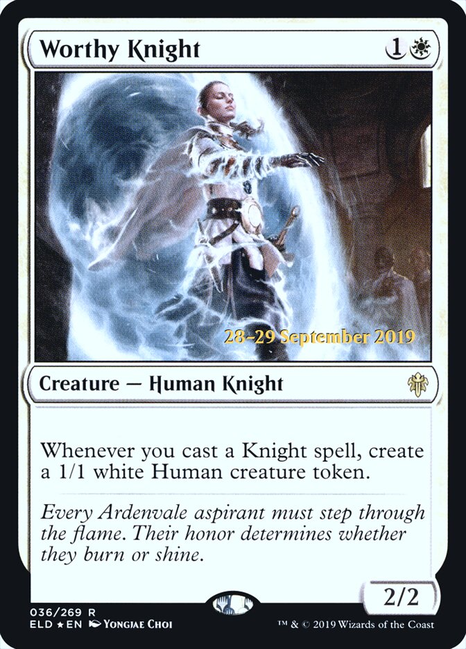 Worthy Knight (Throne of Eldraine Promos)