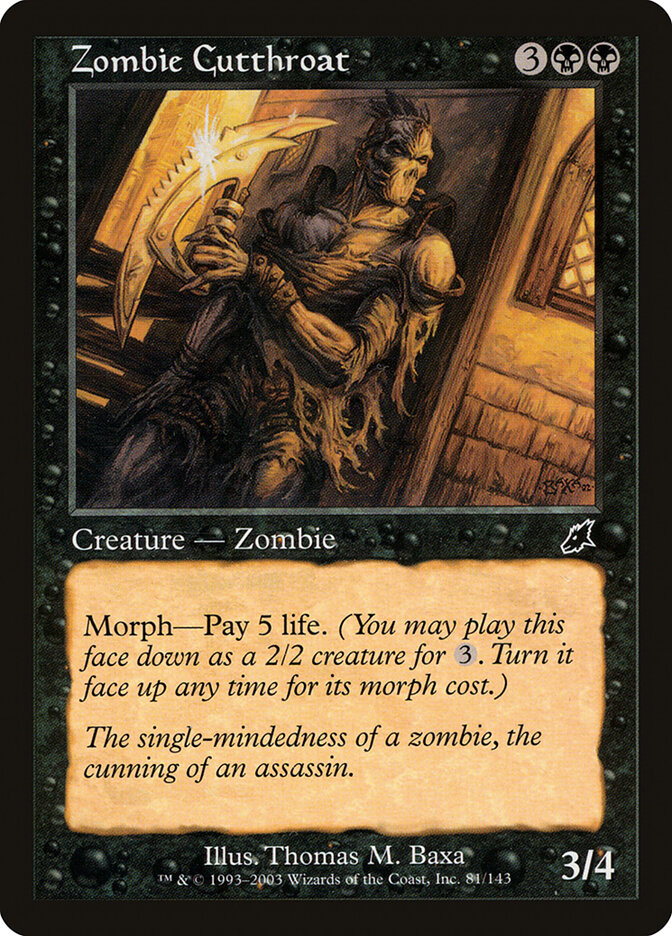 Zombie Cutthroat (Scourge)