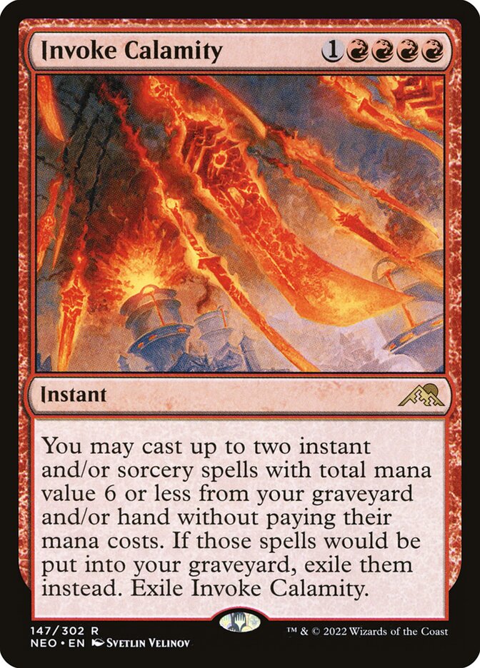 Invoke Calamity (Kamigawa: Neon Dynasty)