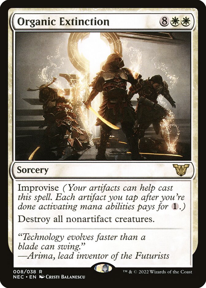 Organic Extinction (Neon Dynasty Commander)