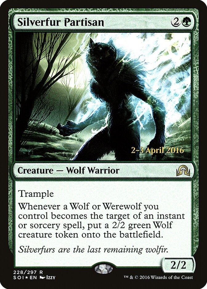 Silverfur Partisan (Shadows over Innistrad Promos)