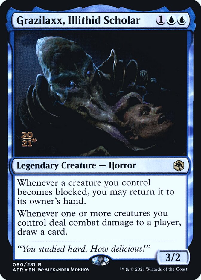 Grazilaxx, Illithid Scholar (Adventures in the Forgotten Realms Promos)