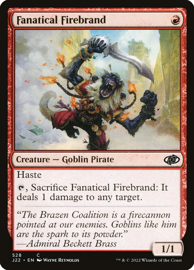 Fanatical Firebrand (Jumpstart 2022)