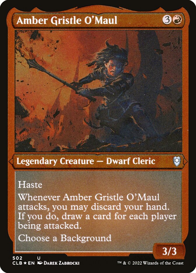 Amber Gristle O'Maul (Commander Legends: Battle for Baldur's Gate)