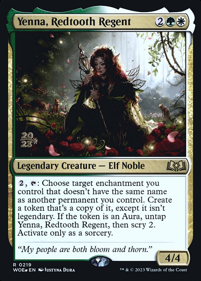 Yenna, Redtooth Regent (Wilds of Eldraine Promos)