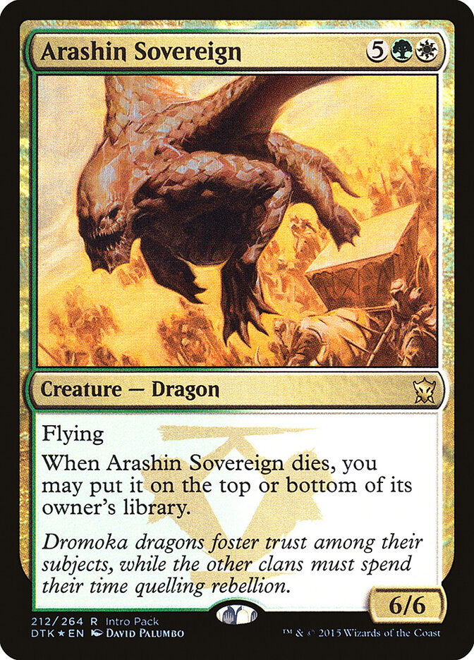 Arashin Sovereign (Dragons of Tarkir Promos)