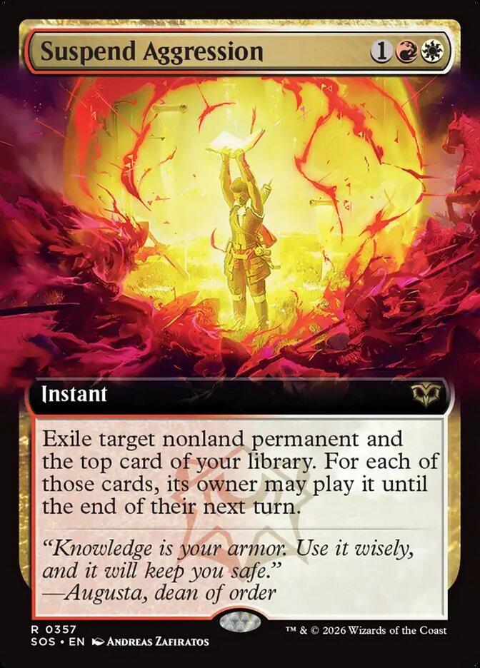 Suspend Aggression (Secrets of Strixhaven)