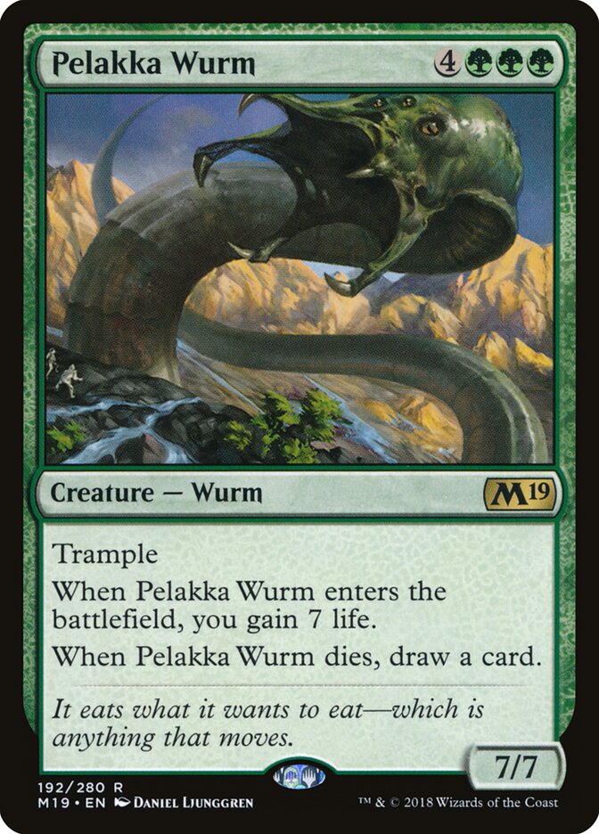 Pelakka Wurm (Core Set 2019)