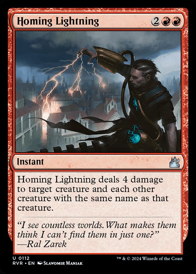 Homing Lightning (Ravnica Remastered)