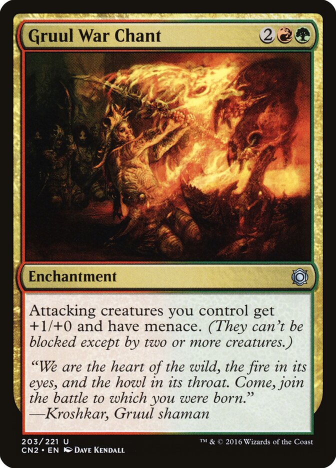 Gruul War Chant (Conspiracy: Take the Crown)