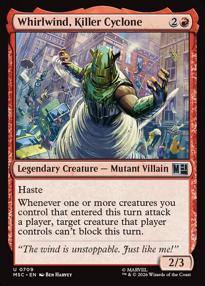 Whirlwind, Killer Cyclone (Marvel Super Heroes Commander)