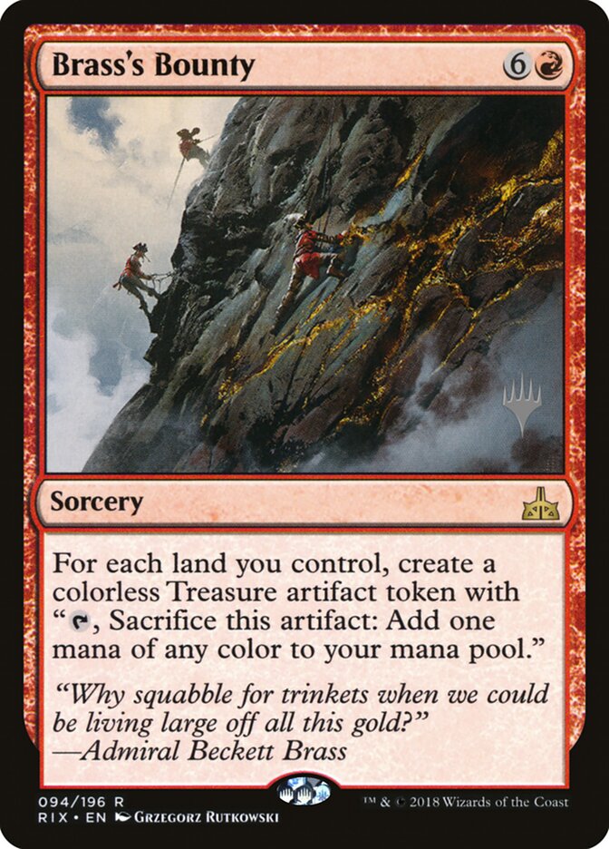 Brass's Bounty (Rivals of Ixalan Promos)