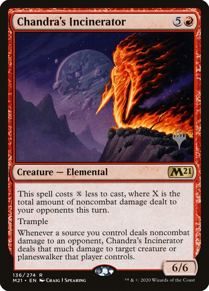 Chandra's Incinerator (Core Set 2021 Promos)