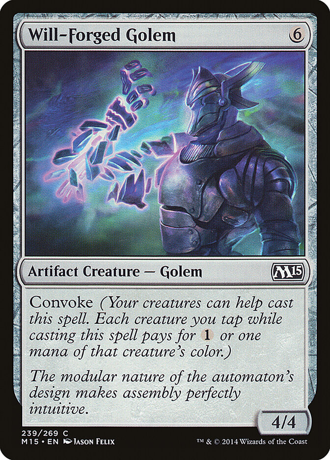 Will-Forged Golem (Magic 2015)
