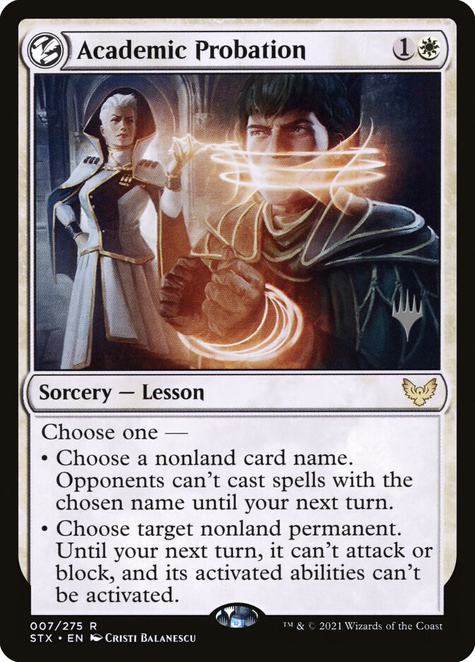 Academic Probation (Strixhaven: School of Mages Promos)