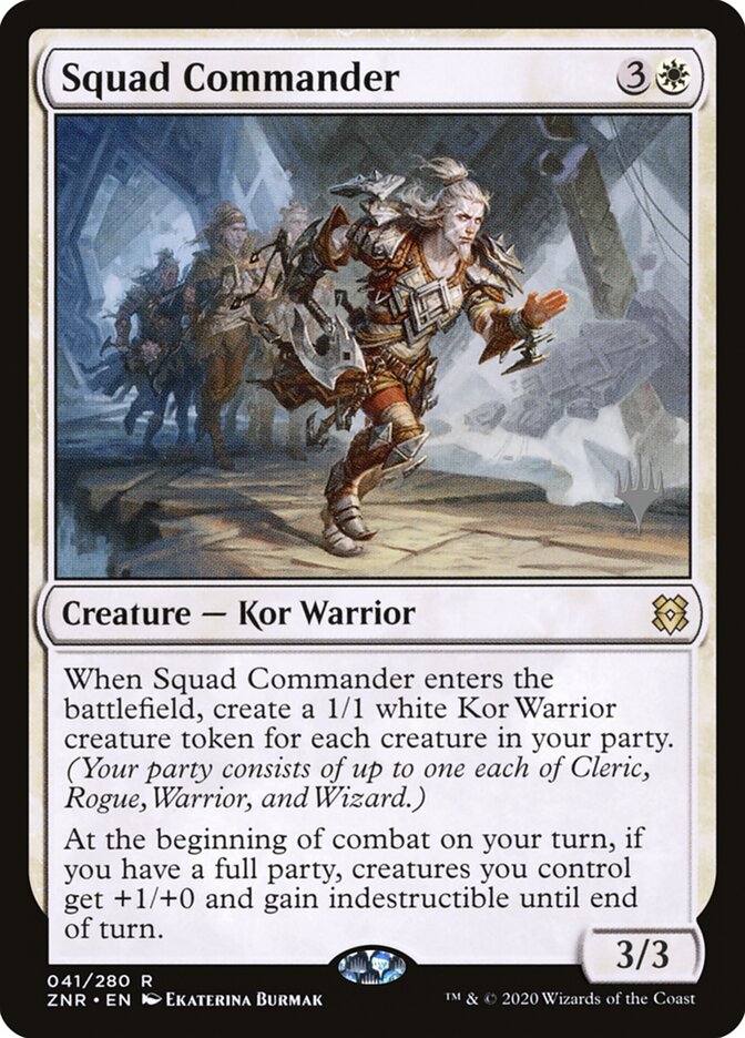 Squad Commander (Zendikar Rising Promos)