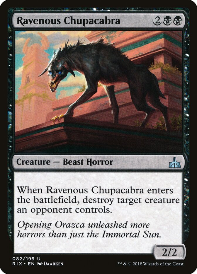 Ravenous Chupacabra (Rivals of Ixalan)