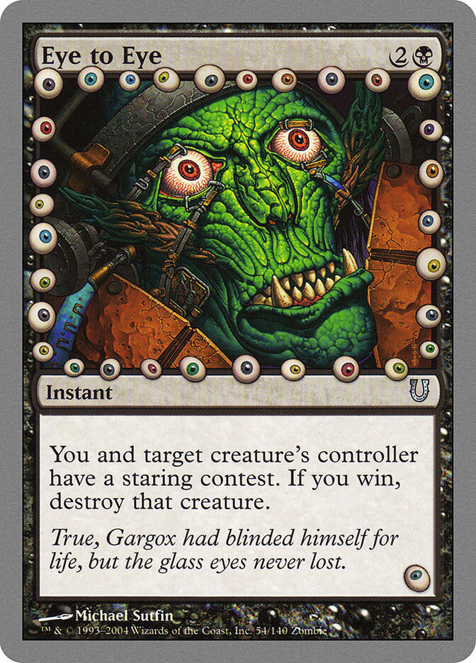Eye to Eye (Unhinged)