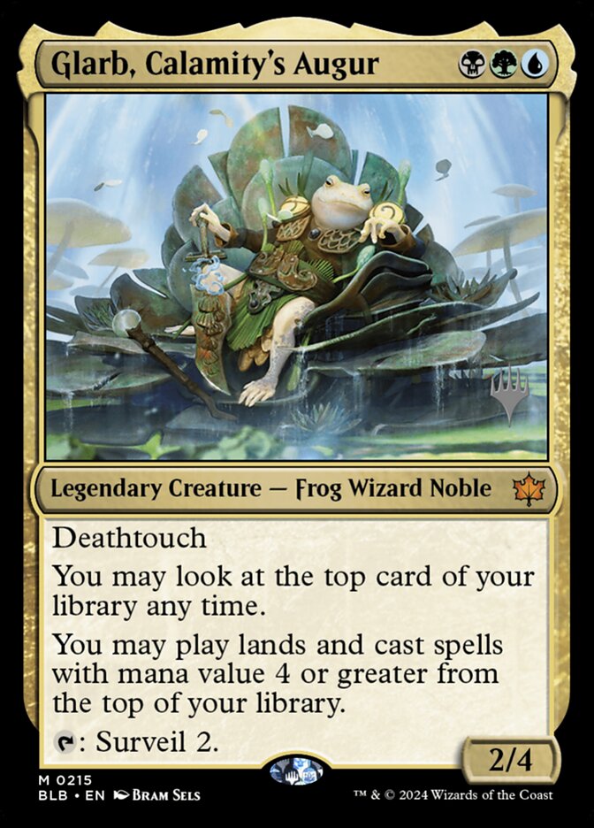 Glarb, Calamity's Augur (Bloomburrow Promos)