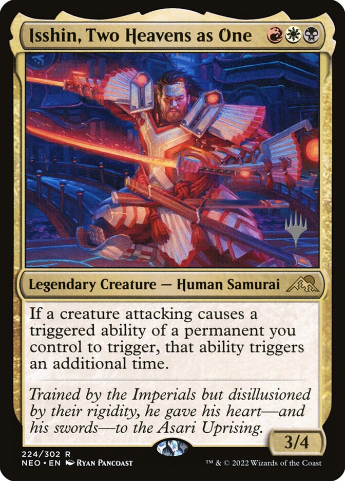 Isshin, Two Heavens as One (Kamigawa: Neon Dynasty Promos)