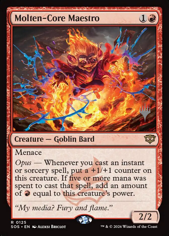 Molten-Core Maestro (Secrets of Strixhaven Promos)