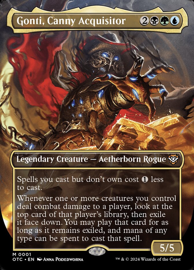 Gonti, Canny Acquisitor (Outlaws of Thunder Junction Commander)