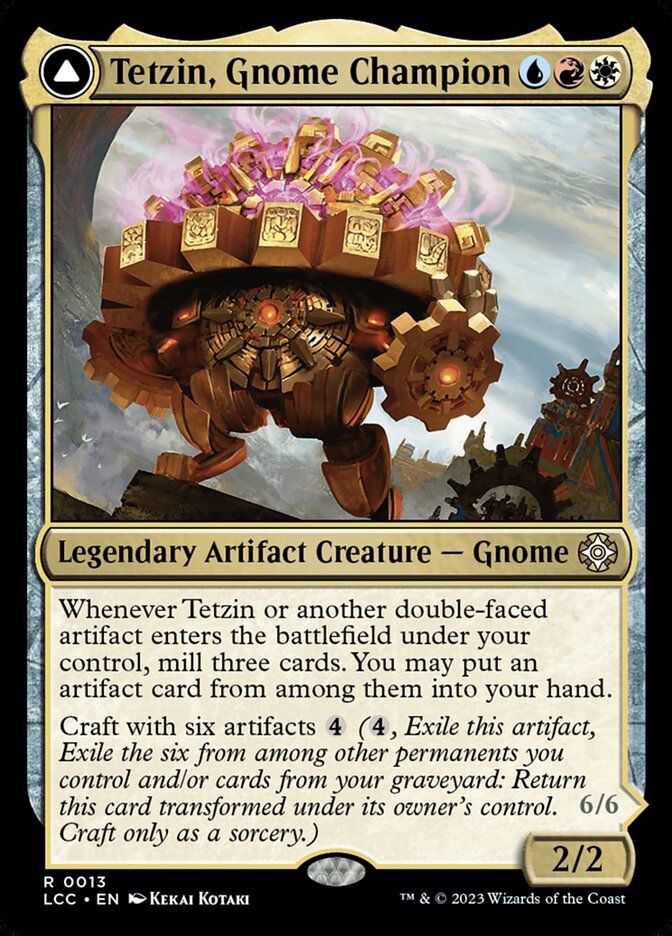 Tetzin, Gnome Champion (The Lost Caverns of Ixalan Commander)